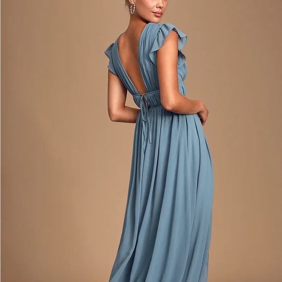 Lulu’s Ruffle Maxi Dress - Picture 2 of 4